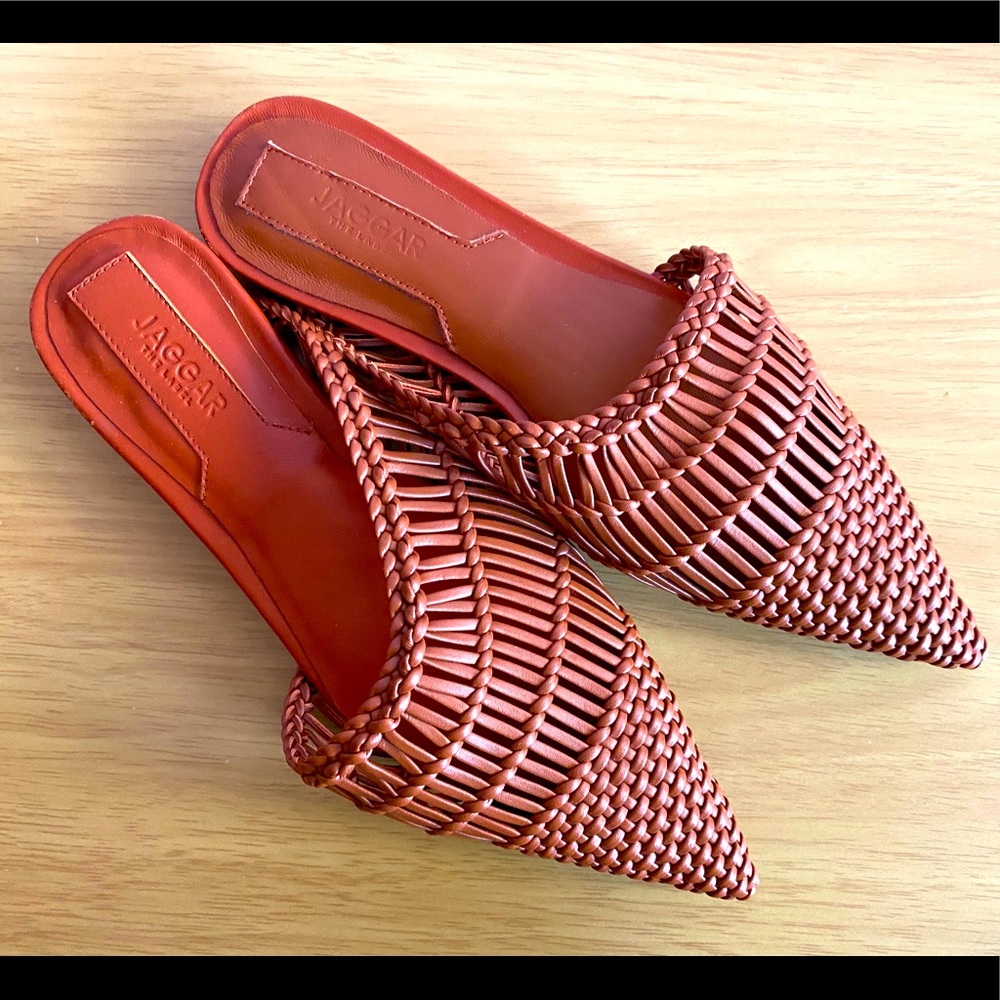 NWT Jaggar the Label Artisan Mule Rust Size 7